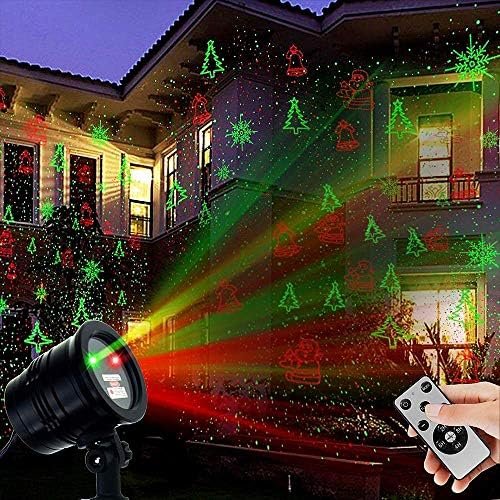 Christmas Laser Lights Outdoors Decoration Projector Light Waterproof LED Star Show for Xmas Decor House