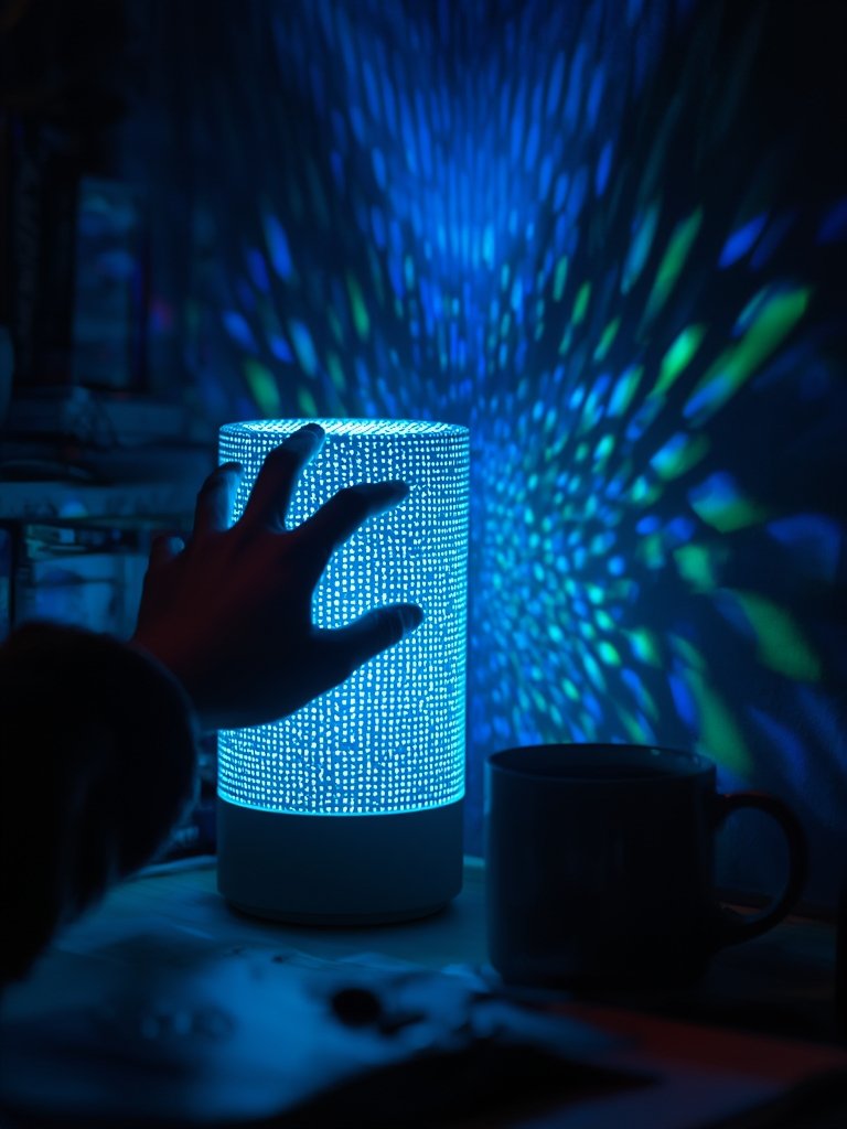 Alexa lamp controlling smart lamp with color changing feature