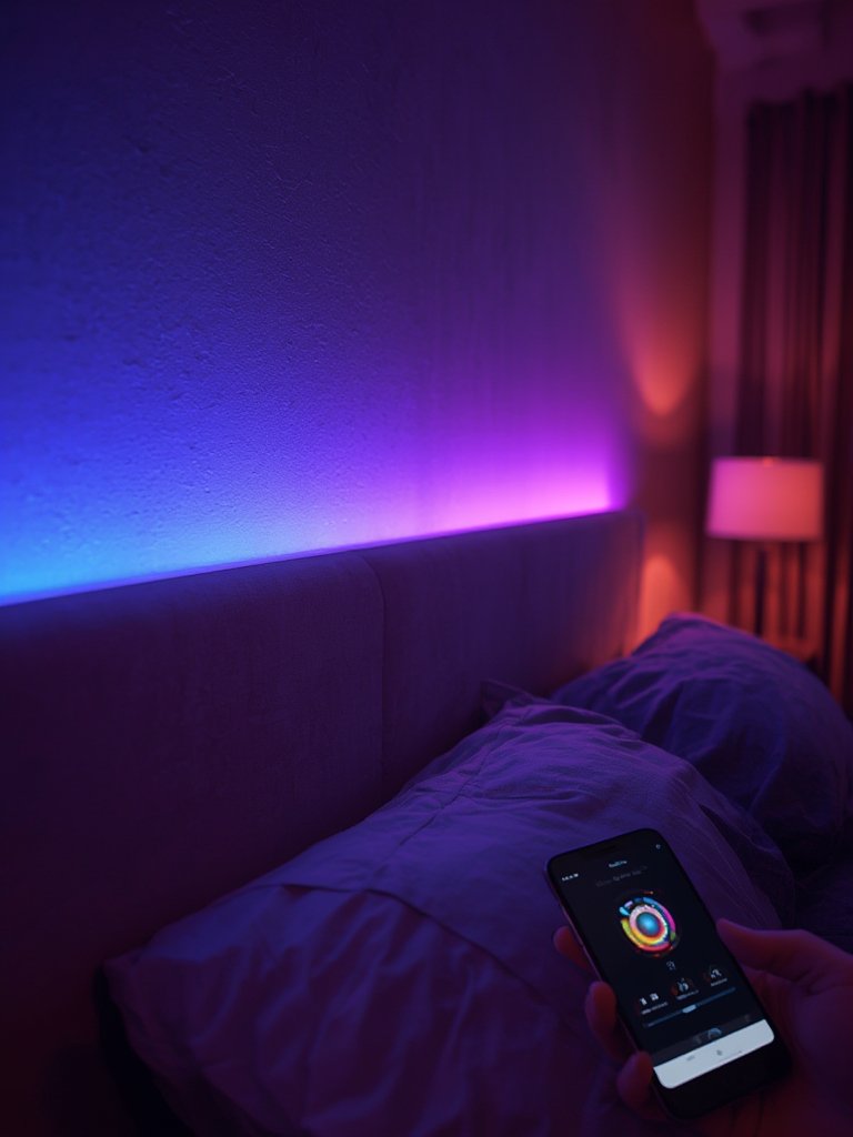 Smart Lightstrip: 7 Ultimate Steps For Amazing Home Lighting In 2026 2 RGB LED zones showcasing multiple colors on smart lightstrip