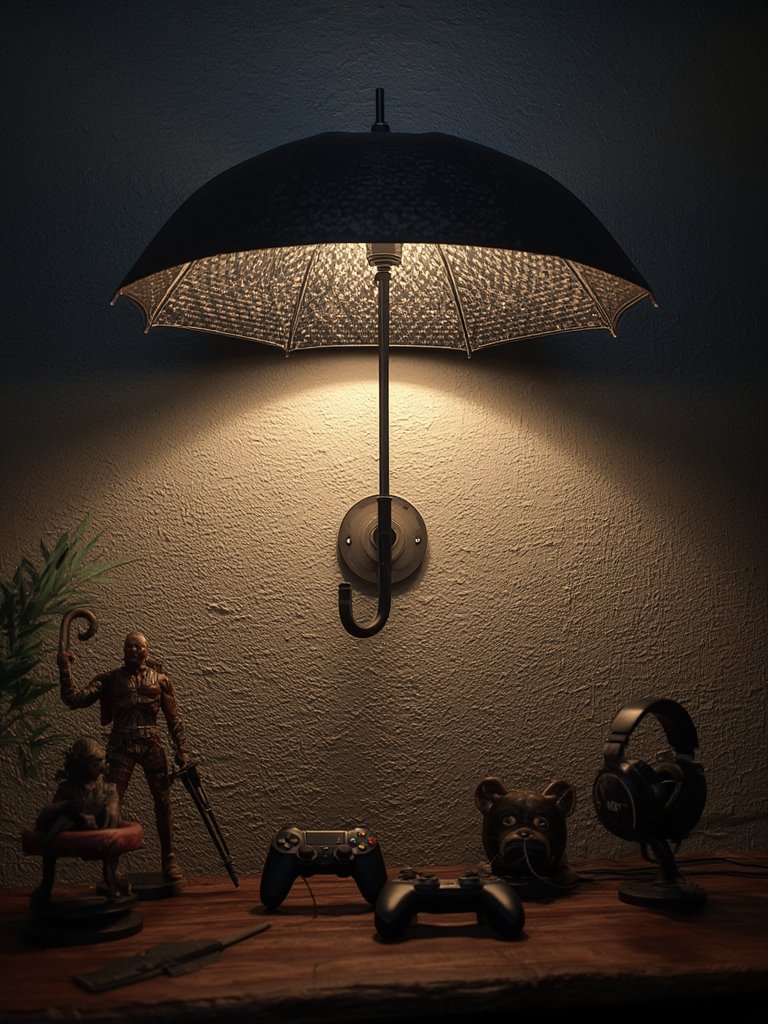 Umbrella Lamp: 7 Ultimate Steps For The Best Gaming Setup In 2026 2 Resident Evil light as wall lamp – Numskull wall lamp USB powered