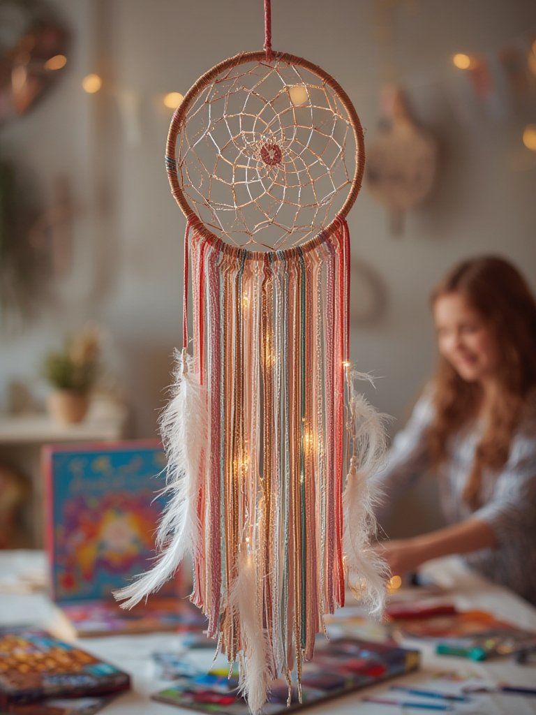 Dream Catcher: 7 Ultimate Secrets For Amazing Room Decor In 2026 2 diy dreamcatcher kit used as craft project