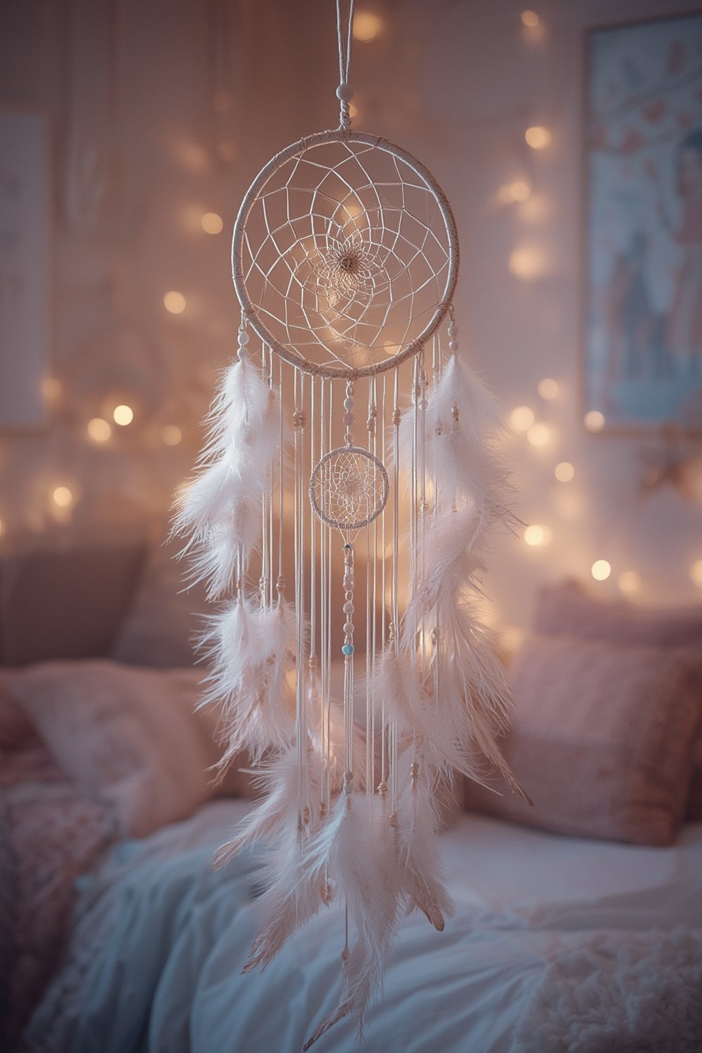Dream Catcher: 7 Ultimate Secrets For Amazing Room Decor In 2026 1 dream catcher hanging on decorated wall