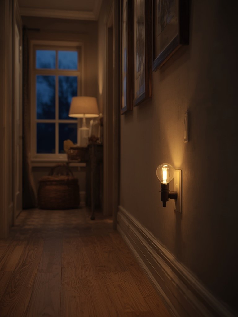 Vintage Nightlight: 7 Ultimate Secrets For Best Farmhouse Decor In 2026 2 dusk dawn nightlight with automatic sensor in modern kitchen