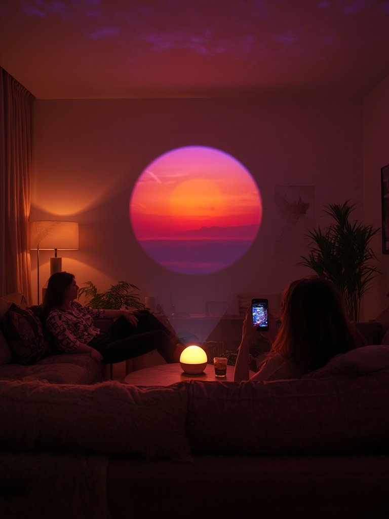 Sunset Projector Lights And Orange Mood Lamps: 7 Amazing Ways to Create Cozy Golden-Hour Vibes (Proven Guide) 4 - Illustration 3