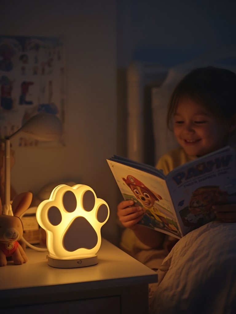 kids table lamp for playroom decor, cartoon table lamp
