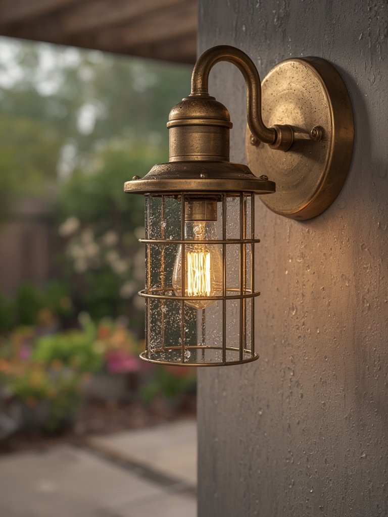 outdoor lighting example using industrial light