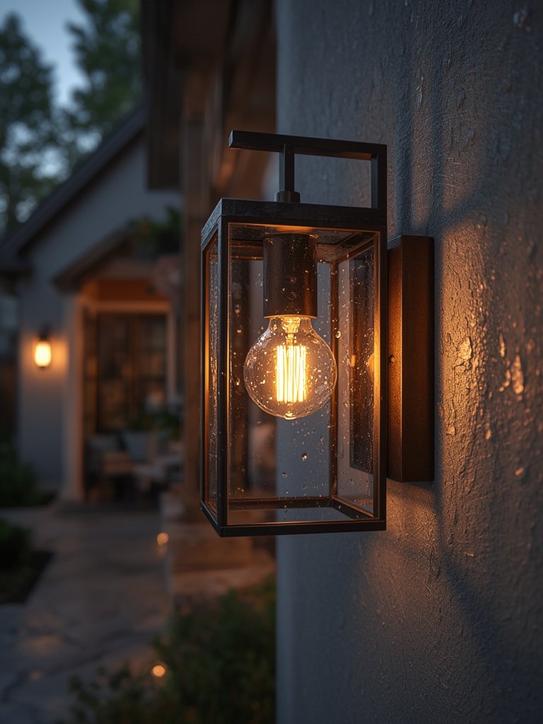 porch light wall lantern black outdoor sconce entryway