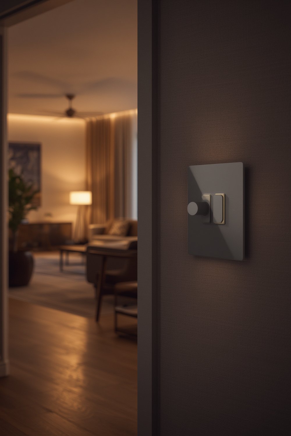 Smart Dimmer: 7 Ultimate Secrets For Amazing Home Lighting In 2026 1 smart dimmer installed in modern living room