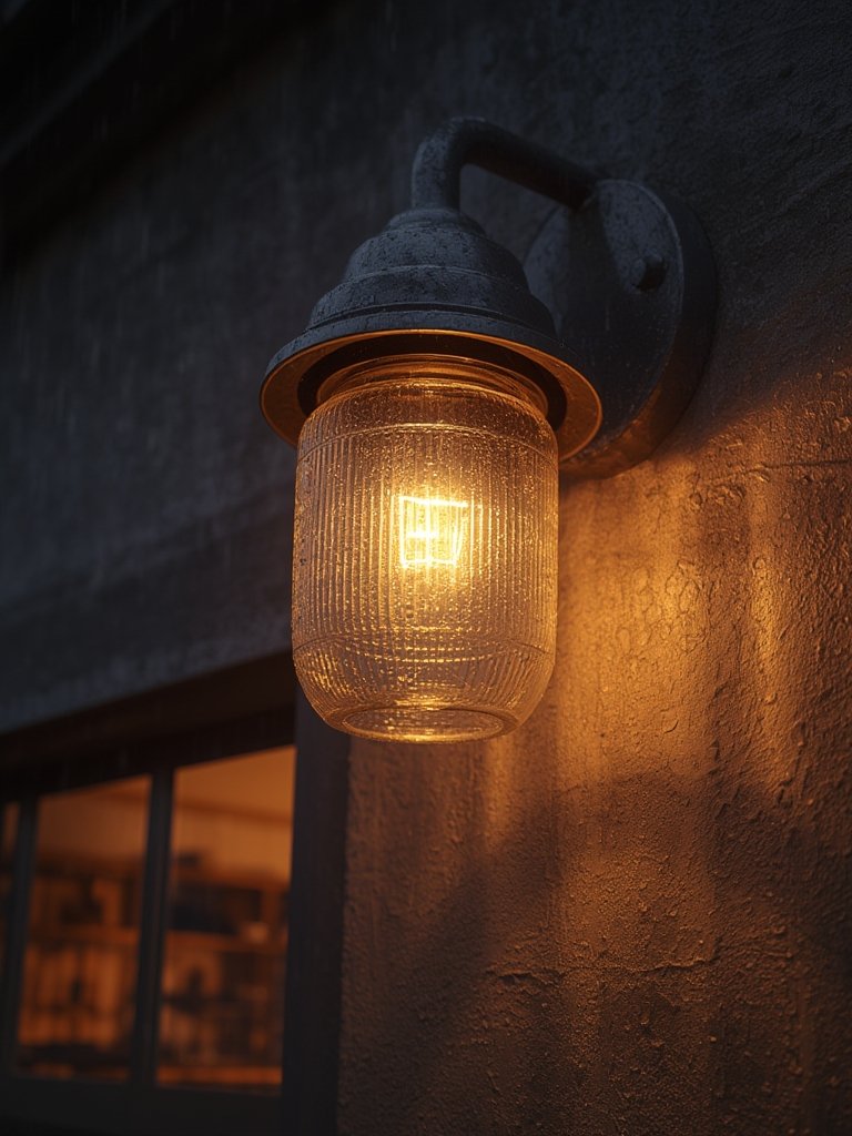 vapor tight jelly jar close-up showing die-cast aluminum housing