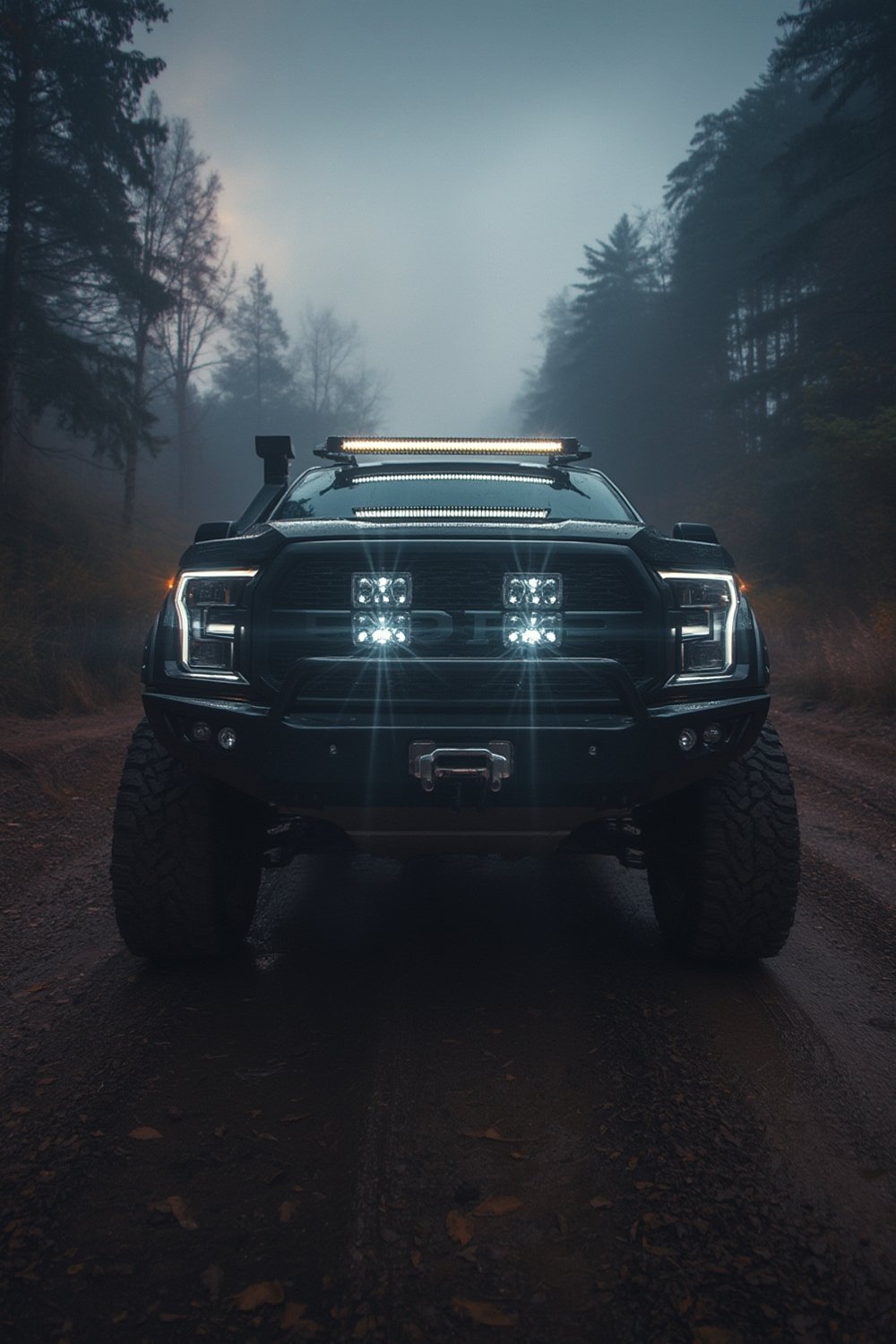 LED pods in action on off-road vehicle