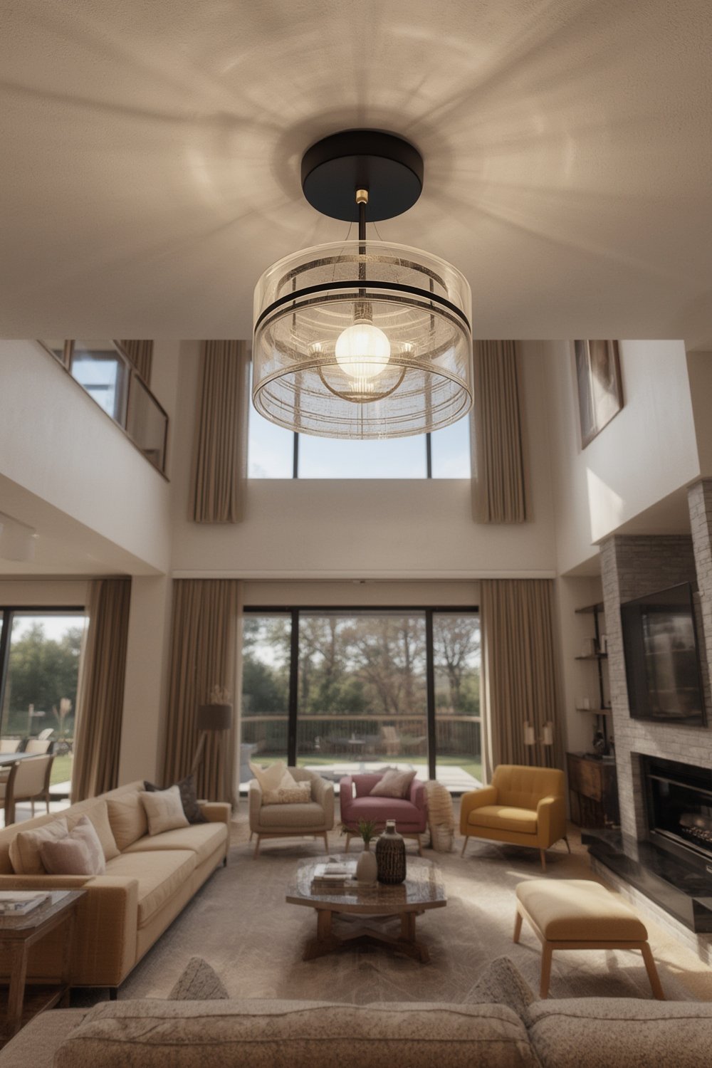 Ceiling Light: 5 Ultimate Steps For An Amazing 2026 Room Makeover 1 ceiling light, mid-century semi flush mount with glass shade in modern home