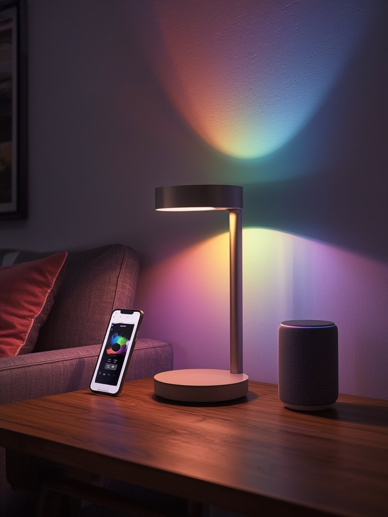 color changing smart lamp with preset scenes