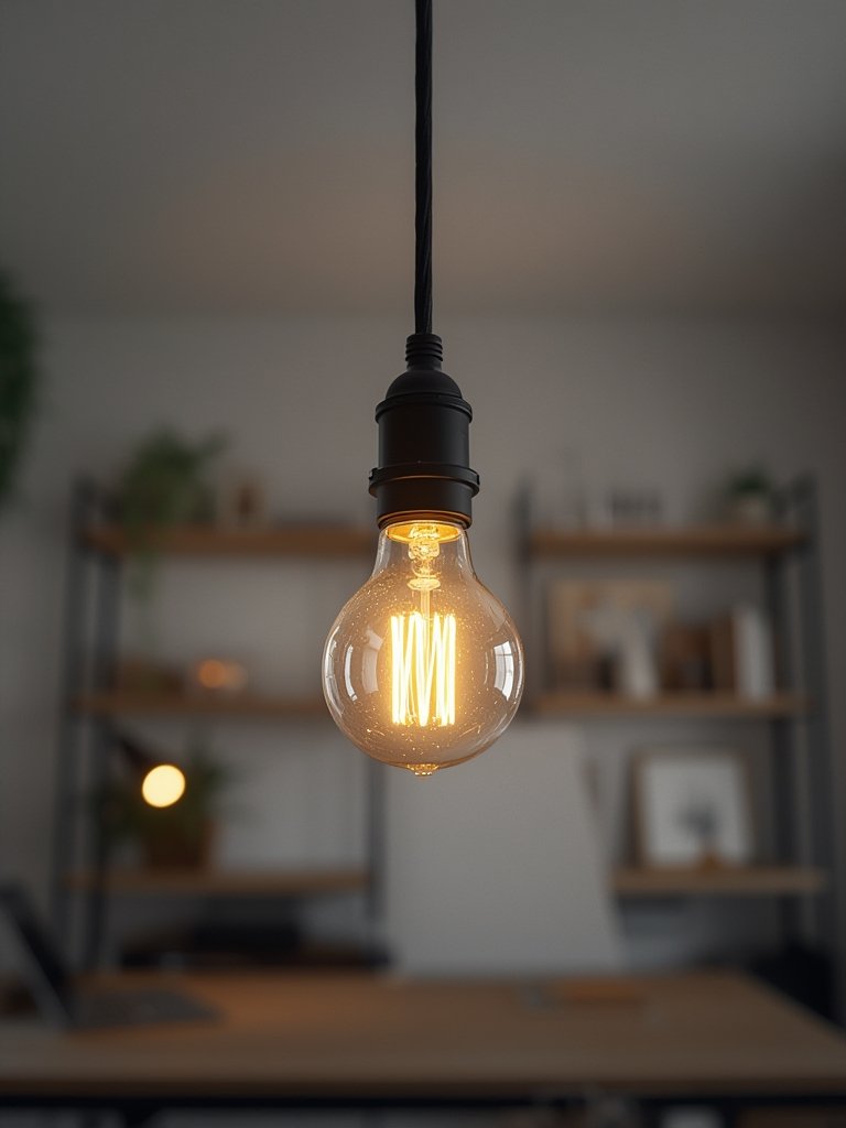 extension cord used for hanging lamp with on off switch