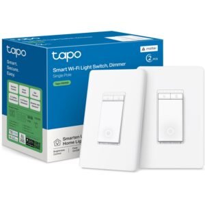 Best Smart Dimmer Switch – TP-Link Tapo S505D 2-Pack | Alexa, Siri & Google