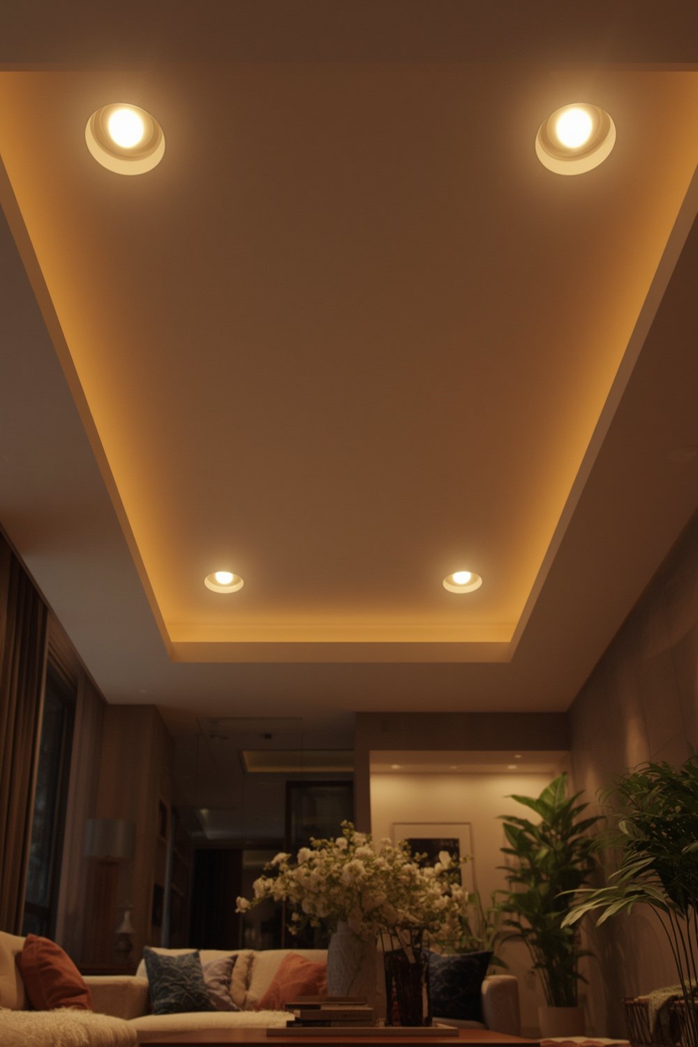 Best BR30 LED Bulb 12 Pack – Dimmable Soft White 2700K 1 BR30 LED bulb in use