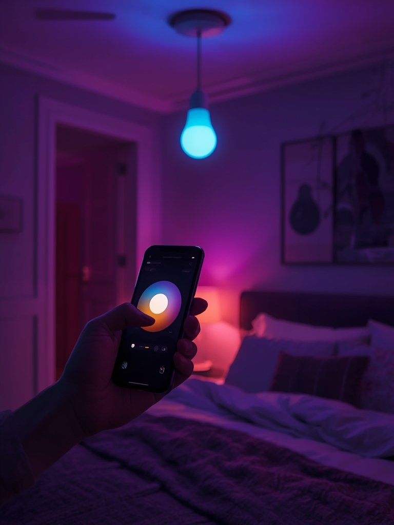 Smart Bulb: 5 Essential Steps for Amazing Home Lighting in 2026 2 color changing bulb in living room lamp - Smart Bulb
